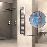 Haiti Düz Krom Musa 200 Watt 300x1500 cm Termostatlı Elektrikli Havlupan
