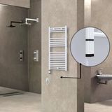 Haiti Elektrikli 300 Watt 500x1000 cm Düz Beyaz Oned On Off Termostatlı Sol Havlupan