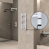 Haiti Elektrikli 300x800 Düz Beyaz Parlak Sağ 200 Watt Havlupan