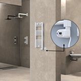 Haiti Elektrikli 300x800 Düz Beyaz Parlak Thesis Termostat 200 Watt Havlupan
