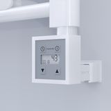 Haiti Elektrikli 400x1000 Düz Beyaz Parlak KTX3 Termostat 300 Watt Havlupan