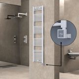 Haiti Elektrikli 600 Watt 400x1800 cm Düz Beyaz KTX3 Termostatlı Havlupan