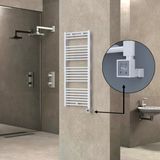 Haiti Elektrikli 600 Watt 500x1200 cm Düz Beyaz KTX3 Termostatlı Havlupan