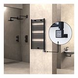 Haiti Elektrikli 600 Watt 600x1100 cm Düz Mat Siyah KTX3 Termostatlı Havlupan