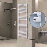 Haiti Elektrikli 900 Watt 600x1800 cm Düz Beyaz Thesis Termostatlı Havlupan