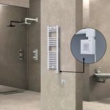 Haıtı Elektrikli Havlupan 300X1000 Düz Beyaz (Ktx1 Termostat) 300W Spiral Kablolu