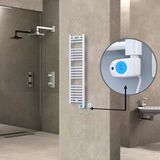Haıtı Elektrikli Havlupan 300X1100 Düz Beyaz (Musa Termostat) 300W