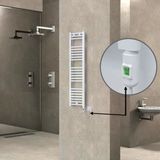 Haıtı Elektrikli Havlupan 300X1200 Düz Beyaz (Onoff Düğmeli) 300W