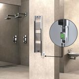 Haıtı Elektrikli Havlupan 300X1200 Düz Krom (Onoff Düğmeli) 200W