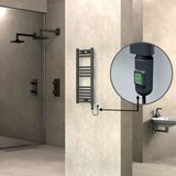 Haıtı Elektrikli Havlupan 300X800 Düz Antrasit (Onoff Düğmeli) 200W