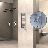 Haıtı Elektrikli Havlupan 300X800 Düz Krom (Thesis Termostat) 200W