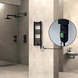 Haıtı Elektrikli Havlupan 300X800 Düz Siyah (Onoff Düğmeli) 200W
