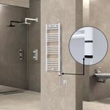 Haıtı Elektrikli Havlupan 400X1100 Düz Beyaz (Oned Onoff) Sağ 300W