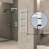 Haıtı Elektrikli Havlupan 400X1200 Düz Beyaz (Oned Onoff) Sağ 300W