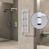 Haıtı Elektrikli Havlupan 400X1200 Düz Beyaz (Oned Onoff) Sol 300W