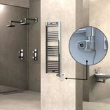 Haıtı Elektrikli Havlupan 400X1200 Düz Krom (Thesis Termostat) 300W