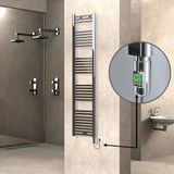 Haıtı Elektrikli Havlupan 400X1800 Düz Krom (Onoff Düğmeli) 300W