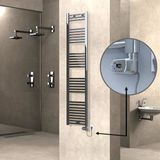 Haıtı Elektrikli Havlupan 400X1800 Düz Krom (Thesis Termostat) 300W