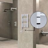 Haıtı Elektrikli Havlupan 400X700 Düz Beyaz (Oned Onoff) Sol 300W