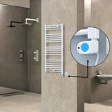 Haıtı Elektrikli Havlupan 500X1100 Düz Beyaz (Musa Termostat) 600W