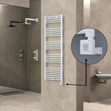 Haıtı Elektrikli Havlupan 500X1500 Düz Beyaz (Ktx1 Termostat) 600W
