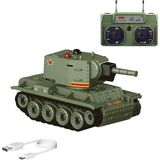 Hak-İş Oyuncak 1/64 9 Kanallı Kızılötesi Savaş Mini Şarzlı Tank Uzaktan Kumandalı - Renkli
