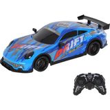 Hak-İş Oyuncak 2.4 Ghz Uzaktan Kumandalı Drift Araba – Işıklı ve Sesli Yarışçı Spor Araba - Mavi