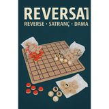 Hak-İş Oyuncak 3 Oyun Bir Arada Satranç Dama Reverse, Yerli Üretim