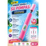 hak-iş oyuncak 54 cm Pembe Sünger Gövdeli Su Pompası