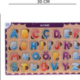 Hak-İş Oyuncak Ahşap Alfabe Bul-Tak