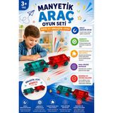 Hak-İş Oyuncak Mıknatıslı Araç Seti – Manyetik Oyuncak Araç (2 Parça)