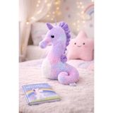 hak-iş oyuncak Pastel Mor Renkli Peluş Denizatı 40 cm