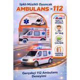 Hak-İş Oyuncak Pilli Işıklı Sesli Ambulance (Ambunlans)