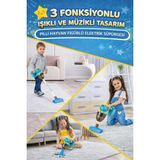 Hak-İş Oyuncak Pilli Sevimli Dino 3 Fonksiyonlu Süpürge