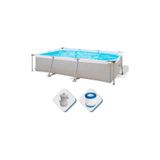 hak-iş oyuncak Prefabrik Dikdörtgen Havuz Filitre Pompa Set 300 Cm x 207 Cm x 66 Cm