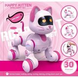 Hak-İş Oyuncak Renkli Uzaktan Kumandalı Şarjlı Akıllı Robot Kedi Ölçekli Eğlenceli Oyun Aracı 3+ Yaş İçin