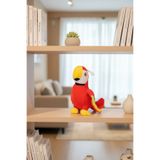 hak-iş oyuncak Sevimli Renkli Peluş Papağan Oyuncak – 20 cm Yumuşak Peluş Kuş