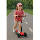 Hak-İş Oyuncak Swing Işıklı 3 Tekerlekli Kırmızı Scooter