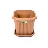 Hak Plastik Kare Saksı 7 Litre 5 Numara