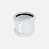 Hakan Boru 50 mm Beyaz Pvc-U Kayar Manşon