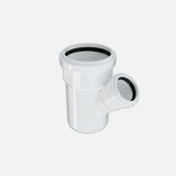 Hakan Boru 75x50 mm Beyaz 45 Pvc-U Çatal Borusu