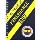 Hakan Çanta Fenerbahçe A-6 Karton Kapak 80 Yaprak Defter