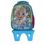 Hakan Çanta Frozen Elsa Çekçek Okul Çantası Simli Lisanslı - Mavi