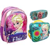 Hakan Çanta Frozen Okul Çantası Beslenme Çantası Kalemlik 3'lü Set
