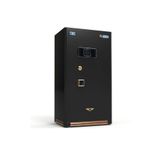 HAKAN KASA Armor Serisi Dijital Şifreli & Parmak İzli Akıllı ve Ağır Çelik Kasa A1D100 - Siyah
