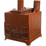 Hakan Ticaret Tokat Emaye Tandır Kebap Ocağı 20 Şişlik 40 x 50 cm 7 kg Ağırlığında
