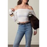 Hakay %100 Cotton Kayık Yaka Tshirt - 0 - 1 Ay - 0 - Kahverengi