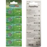 Hakay 5 Adet CR1220 DL1220 1220 LIR1220 3V Poundmax Lityum Pil Lityum Düğme Pil, Küçük Elektronik Cihazlar Için Araba Anahtarları, Uzaktan Kumandalar, Teraziler, Saatler Ölçüm Cihazları ve Hesap Makineleri