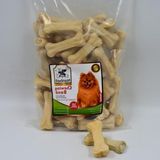 Hakay 7 cm Sütlü Köpek Çiğneme Kemiği, 60'lı Paket