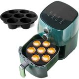 Hakay Airfryer Silikon Muffin Kek Kalıbı 7 Bölmeli Kek ve Sufle Pişirme Kabı - 0,25 lt